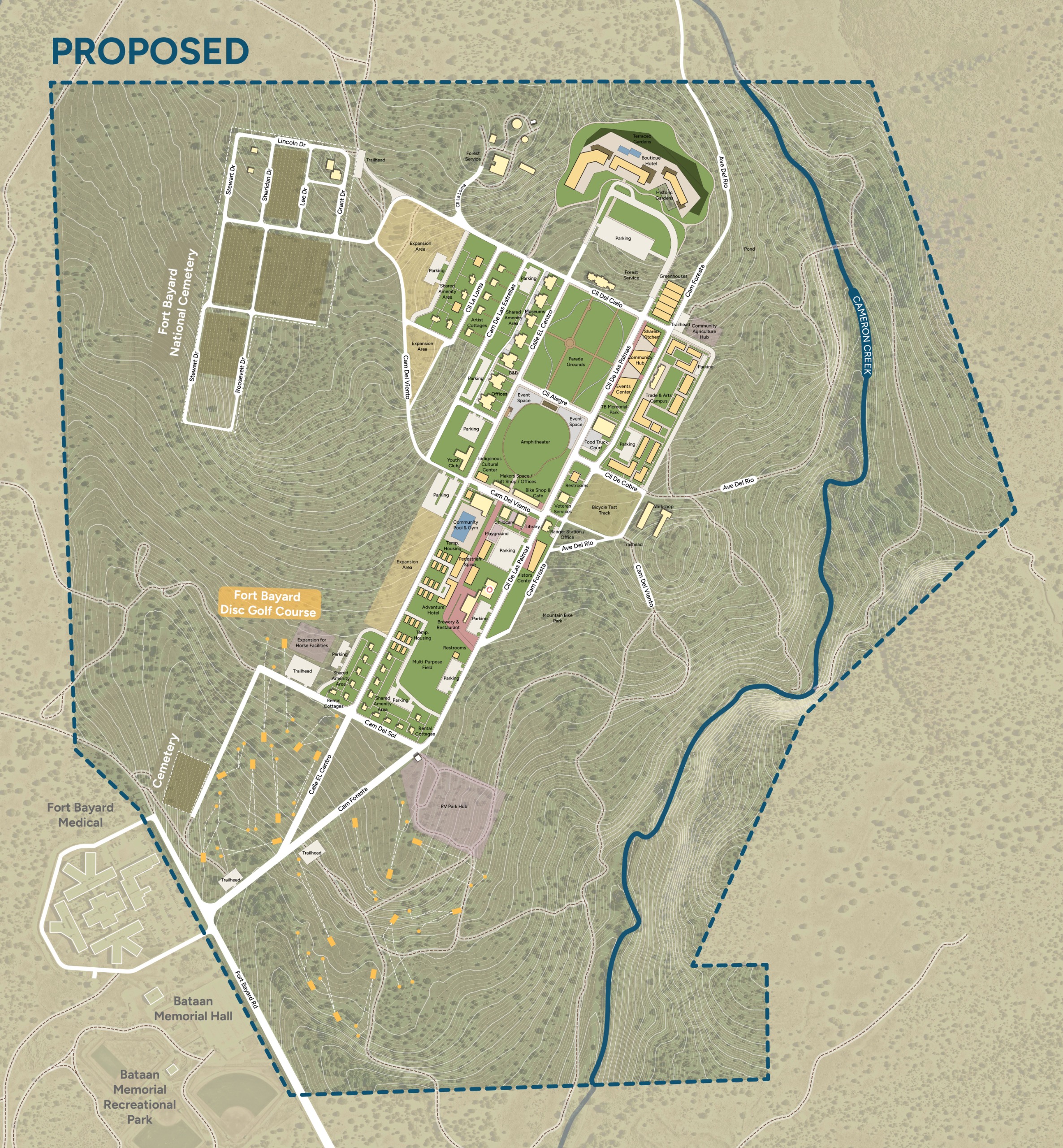 Fort Bayard Site Plan