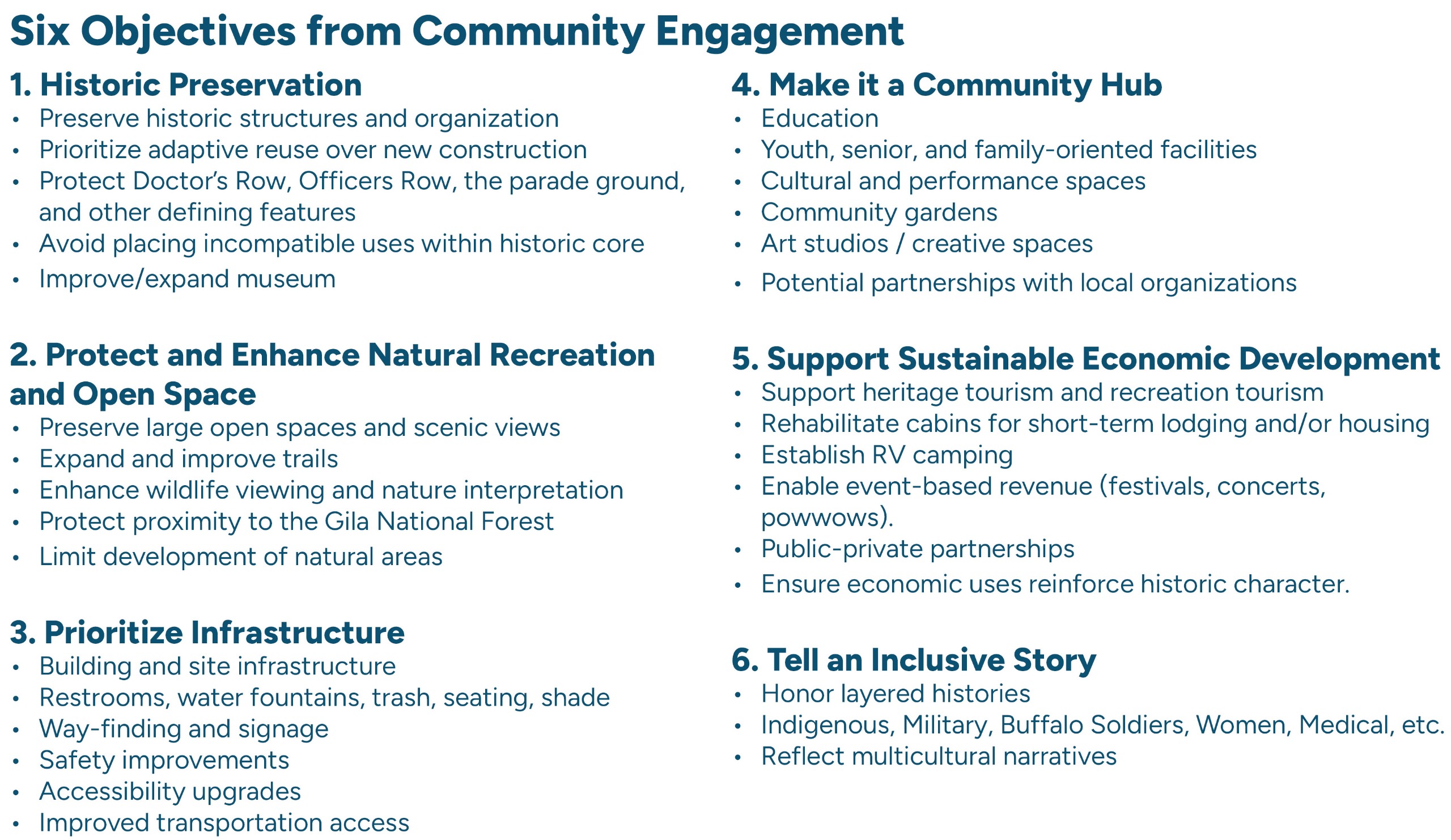 6 key points